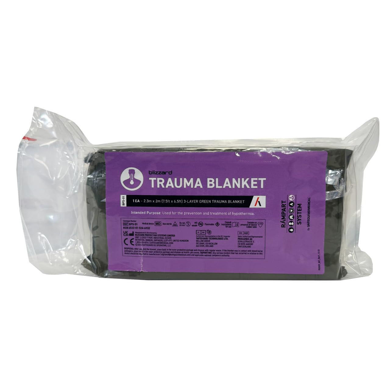 antklode-blizzard-trauma-blanket-zalia-bps-01.jpg Blizzard traumos antklodė BPS-01, žalia - Image 1