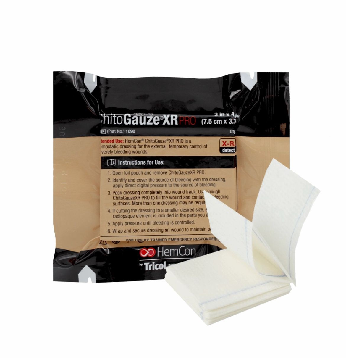 chitogauze-xr-pro-hemostatinis-tvarstis.jpg ChitoGauze® XR Pro hemostatinis tvarstis - Image 1