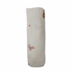 MUSHIE muslino vystyklas FLOWERS, 120x120 cm