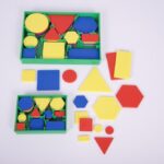 EDX geometrinės figūros dėžutėje, 60 vnt.