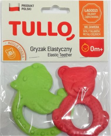 765686087-2-644x461-gryzak-elastyczny-2szt-gumowy-kaczka-mis-0-tullo-051-dodaj-zdjecia TULLO minkštas kramtukas, ančiukas ir meškiukas, 2 vnt. - Image 1