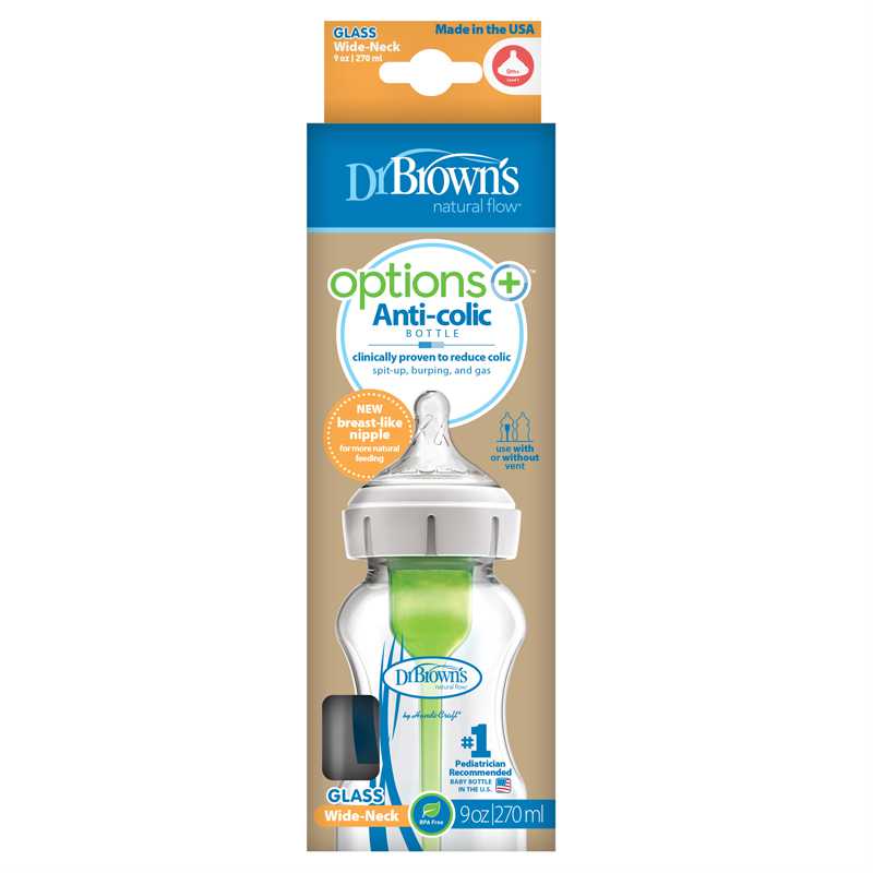 Distributor-of-Dr-Browns-Options-Glass-Bottle-270ml-DRB-FED38-1