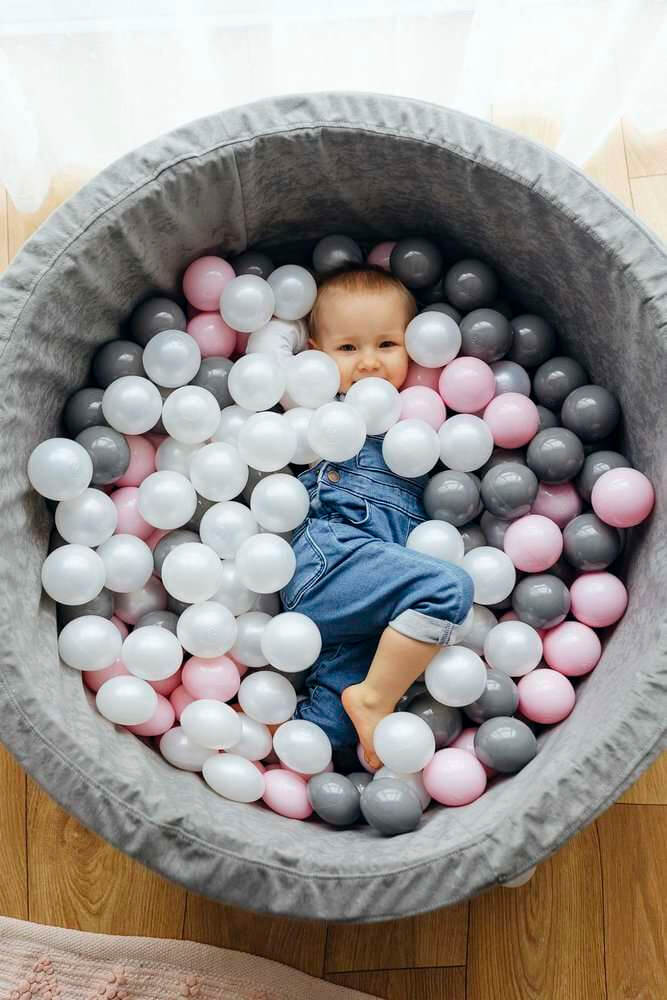 Flumi-kamuoliuku-rinkinys-200-balls-Powder-pink-dark-grey-pearl-1