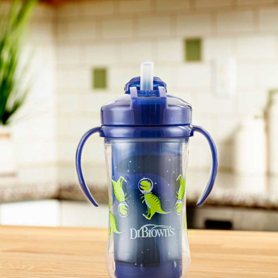 Lifestyle-300ml-10oz-Insulated-Straw-Cup-Blue-Dino