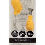 MARCUS&MARCUS Palm Grasp rinkinys mažam delniukui šakutė ir šaukštas LOLA