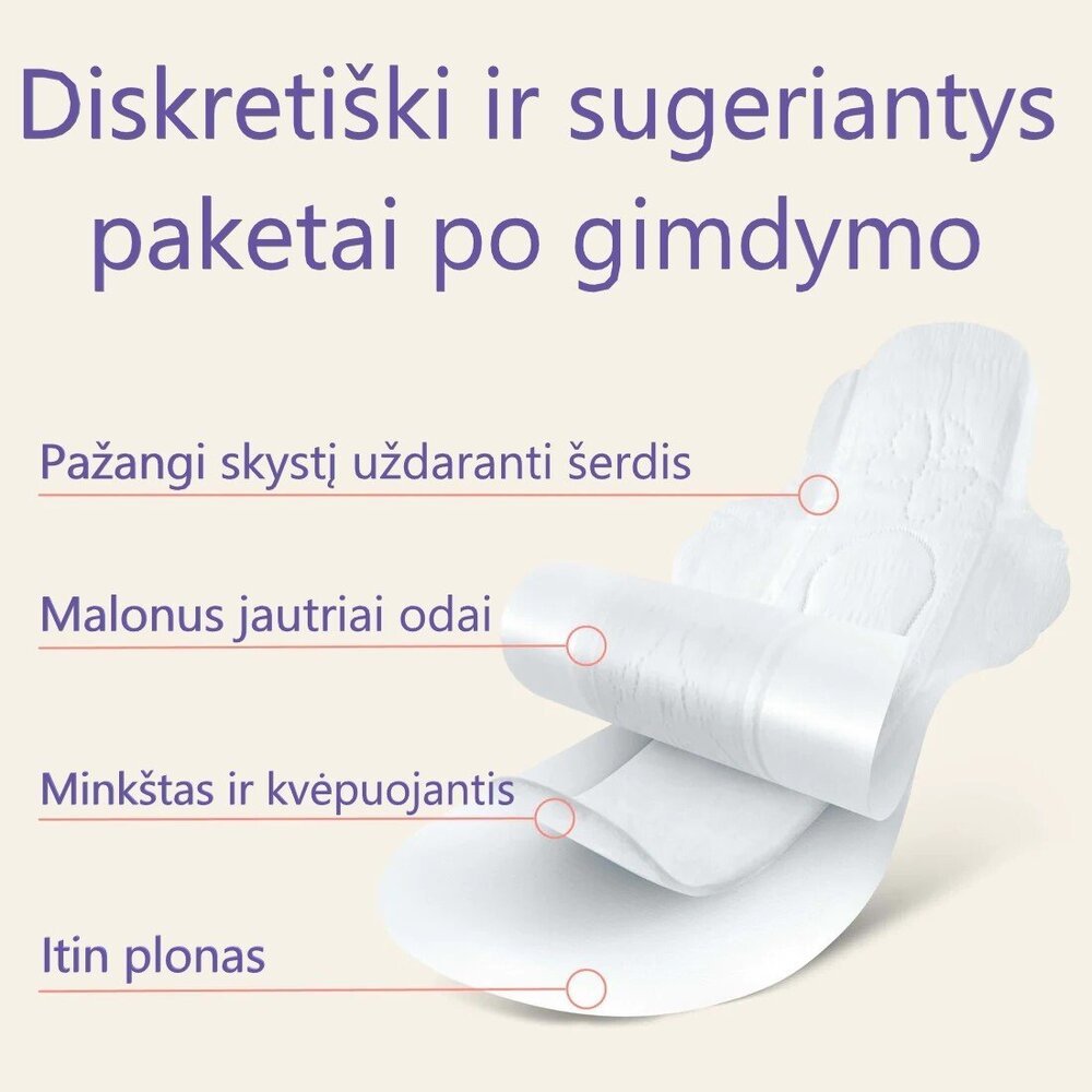 Paketai-po-gimdymo-diskretiski-ir-sugeriantys-M-savybes