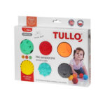 TULLO kamuoliukai sensoriniam vystymui VEIDUKAI, 6 vnt.