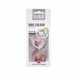 BIBS 0-6 mėn. čiulptukai COLOUR, 2 vnt., Dusky Lilac/Heather