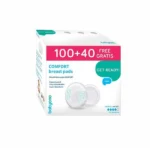 BABYONO vienkartiniai įklotai į liemenėlę COMFORT, 140 vnt.