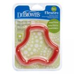 DR. BROWN'S ergonominis A formos kramtukas, rožinis