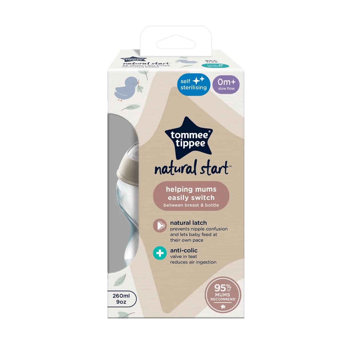 tommee-tippee-260-ml-buteliukas-su-sterilizavimo-funkcija
