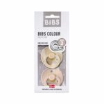 BIBS 6-18 mėn. čiulptukai COLOUR, 2 vnt., Vanilla/Blush