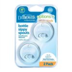 DR. BROWN'S OPTIONS+ silikoniniai snapeliai buteliukams plačiu kakleliu, 2 vnt.