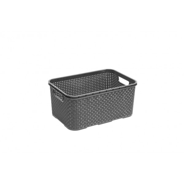 BRANQ 7l krepšys RATTAN, Antracyt