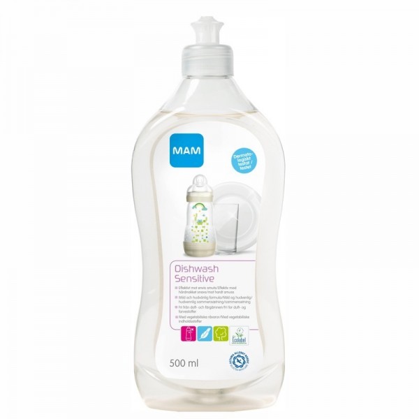 MAM indų ploviklis Sensitive, 500 ml